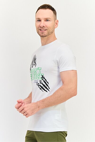 Puma Men Sportswear Fit Short Sleeve Outdoor T-shirt, White