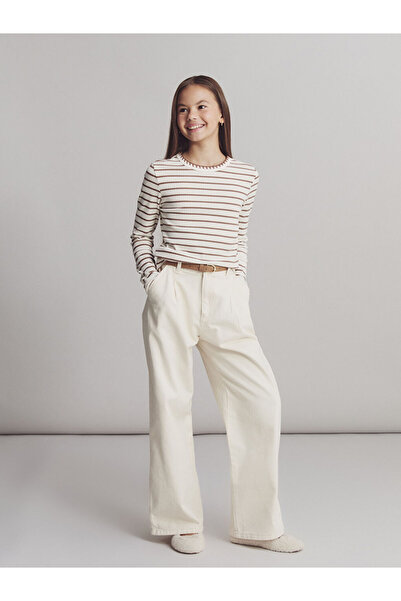 LC Waikiki Create Your Style from Uzg Store |   Wideleg Pleated Girl's Trousers