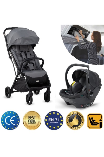 Kraft Flash Kabin Boy Travel Sistem Bebek Arabası Yeşil