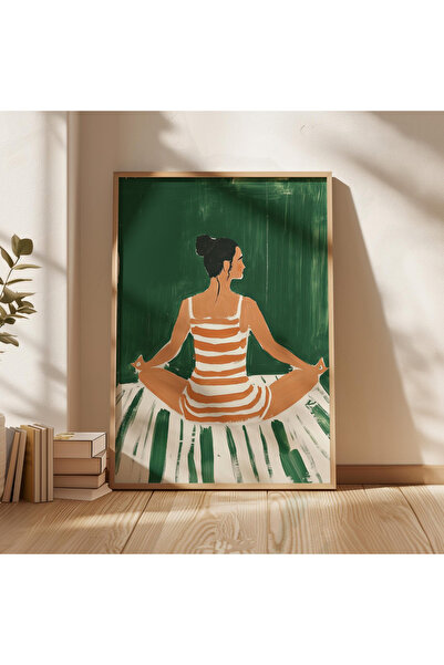 Tuba Decor Tablo dintr-o singură bucată cu rame din lemn pentru sufragerie, sufragerie, bucătărie