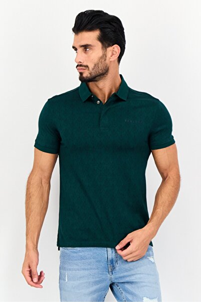 Levi's Men Regular Fit Graphic Print Short Sleeves Polo Shirt, Multicolor