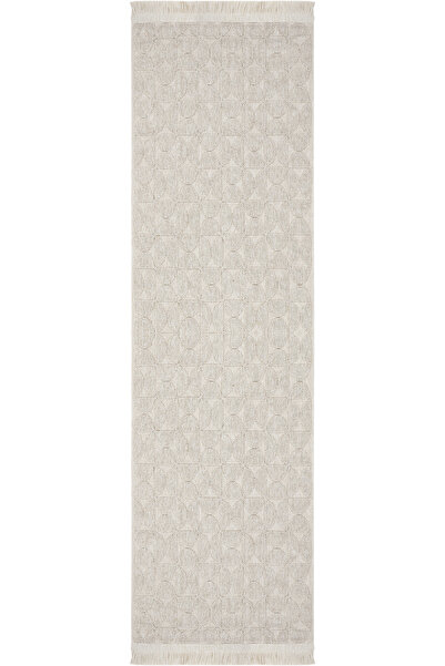 Cool Halı Mirage Bej Kaymaz Tabanlı Makinada Yıkanan Kilim Yolluk Bohem Kabar...