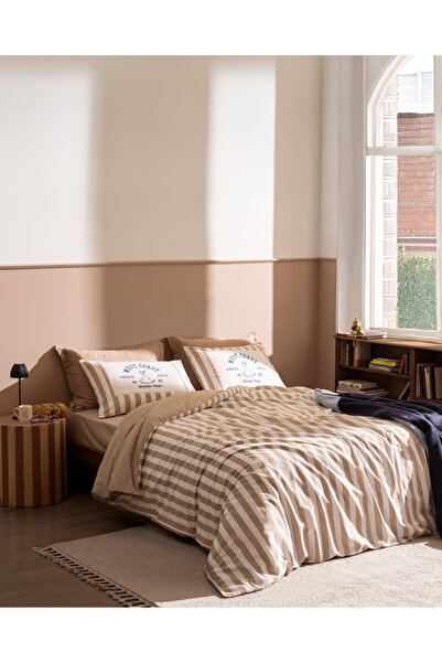 Madame Coco Olivier Tek Kişilik %100 Pamuk Ranforce Baskılı Nevresim Takımı -...