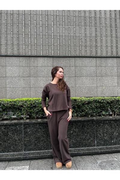 EGZOTİK ASORTİK Buy Elastic Waist Pants Blouse Set