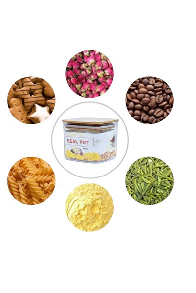 JML 500 ml plastic airtight container with sealable, transparent lid for storing dry food