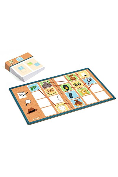 djeco Joc de logica si investigatie Detectiv, Djeco, editie kids color