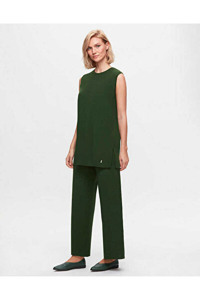 MISS DALIDA T25K-7001 Bol Paça Triko Pantolon FOTO-EMERALD