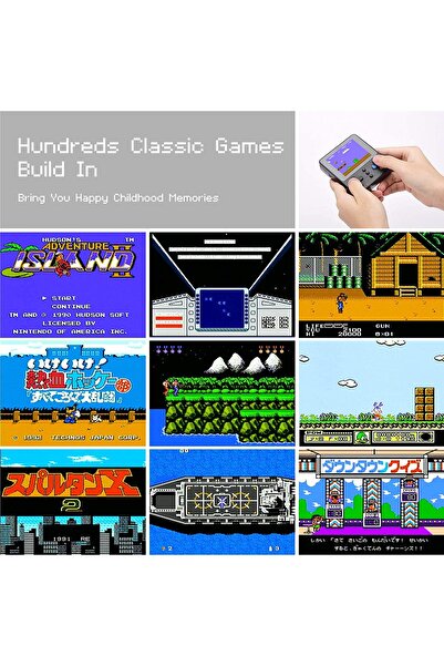 BabyCara 500-in-1 Retro Game Console – Mini Classic Design, Plug & Play Fun for All Ages