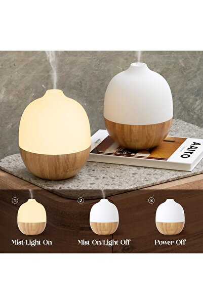 SALUBRITO Difuzor de arome 300 ml, aromaterapie cu ultrasunete