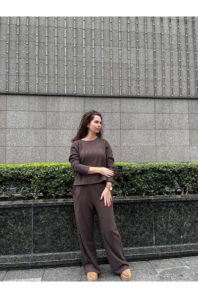 EGZOTİK ASORTİK Buy Elastic Waist Pants Blouse Set