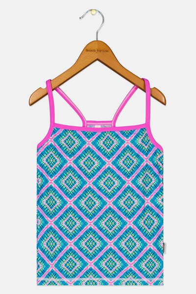 Coega Sunwear Kids Girl Sleeveless Swim Tops, Multicolor