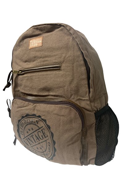 Old Cotton Quality Single Compartment Vintage Design Daily Trip School Backpack North Dakato Bag Brand 30X43Cm