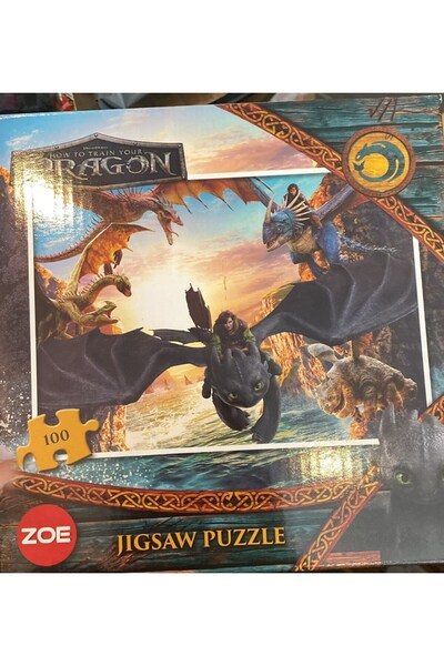 Zoe لغز الصور المقطوعة من فيلم كيف تدرب التنين الخاص بك، 100 قطعة