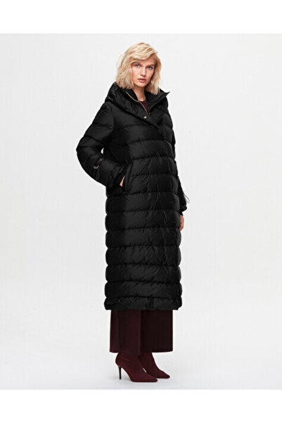 MISS DALIDA Şişme Siyah Mont