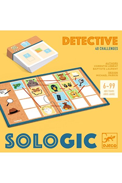djeco Joc de logica si investigatie Detectiv, Djeco, editie kids color