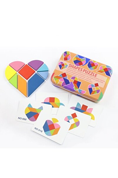 OEM Construction set, geometric shapes tangram Montessori, multicolor