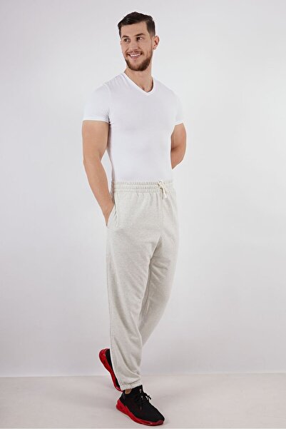 New Balance Men Sportwear Fit Drawstring Jogger Pants, Oatmeal