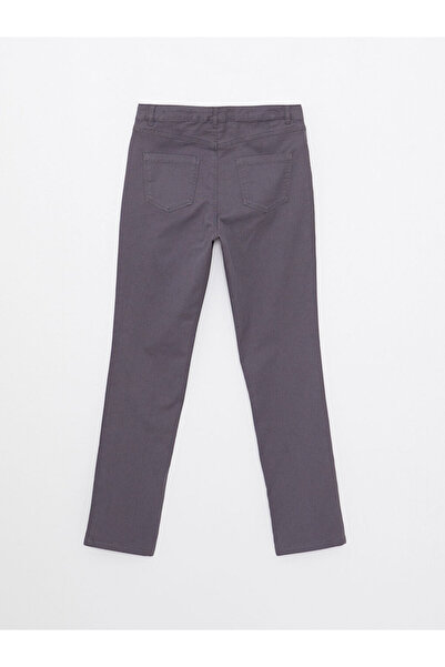 LC Waikiki Anthracite Skinny Fit Basic Gabardine Girls' Trousers