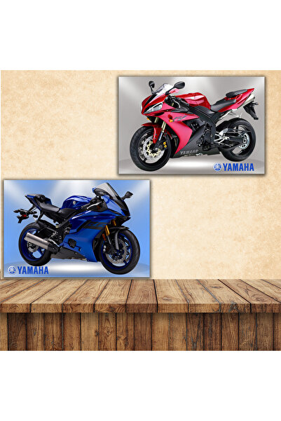 Home Motor Tasarımlı 2 Adet 20 x 30 CM MDF Duvar Tablosu 0122