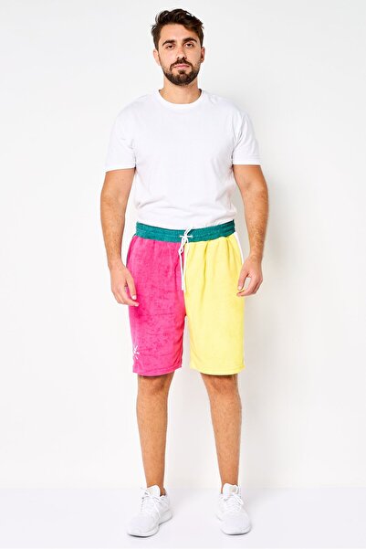 FILA Men Sportswear Fit Embroidered Logo Outdoor Shorts, Multicolor