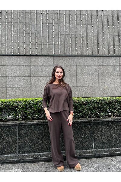 EGZOTİK ASORTİK Buy Elastic Waist Pants Blouse Set
