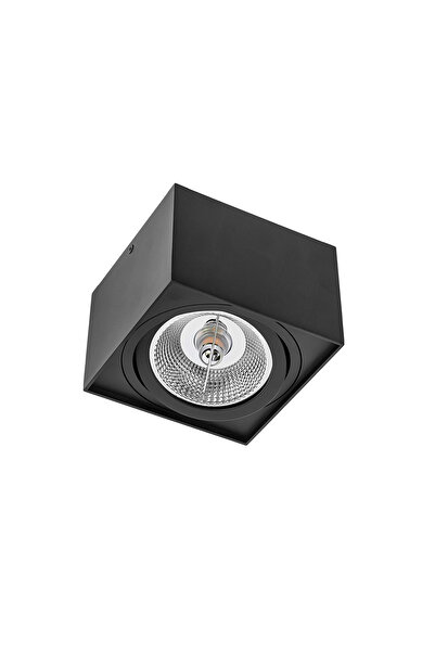 Other Lampă de tavan Fat Cube neagră, montată pe suprafață - Dessi Home Illum...