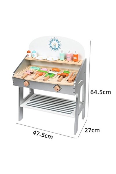 B4U Jucărie educațională, grătar din lemn