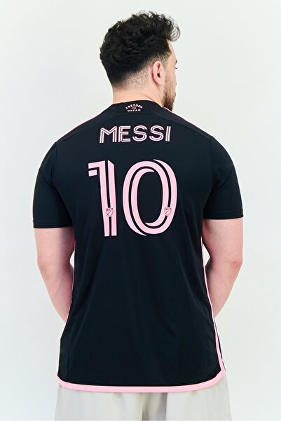 adidas Men Slim Fit Short Sleeve Inter Miami Cf Jersey, Black