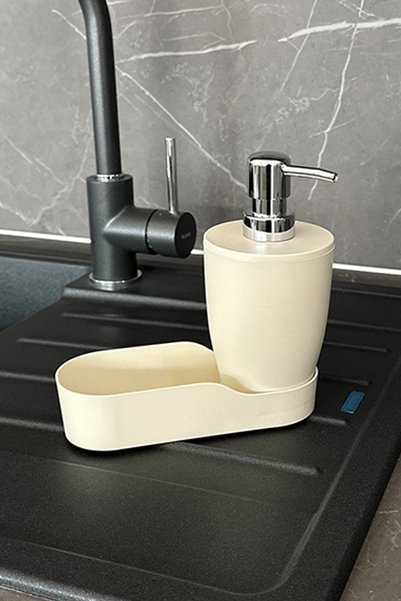 Prima Nova Pure Liquid Soap Dispenser with Tank - Beige
