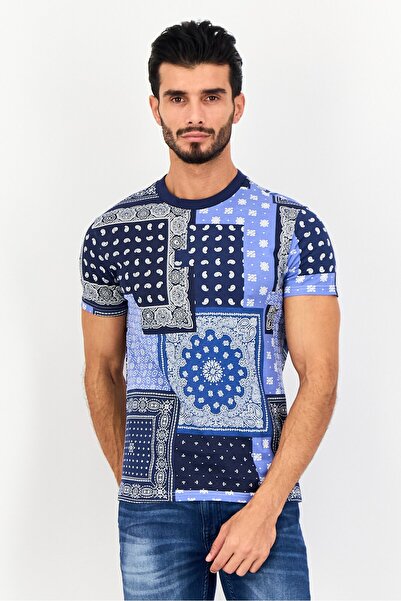 Levi's Men Crew Neck Allover Print Short Sleeves T-Shirt, Multicolor