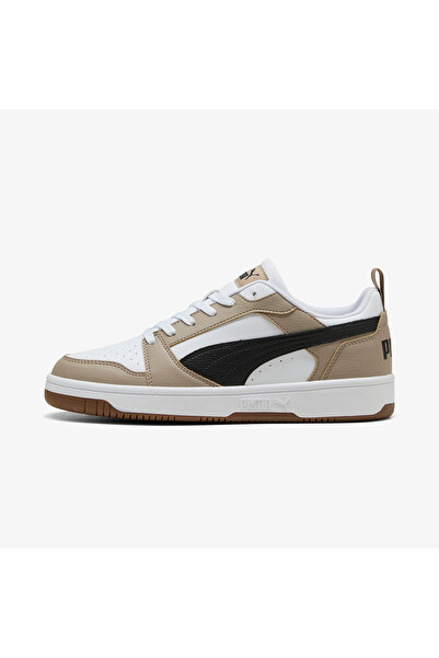 Puma Rebound v6 Low Unisex Bej Spor Ayakkabı