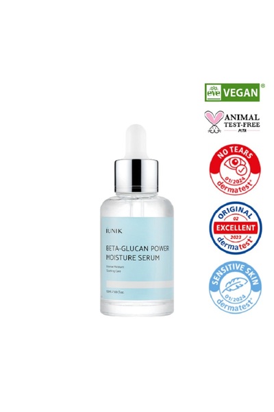 iUNIK Beta Glucan Power Moisture Serum 50 ml - Yoğun Nem, Güçlü Bariyer, Işıltılı Cilt Serumu