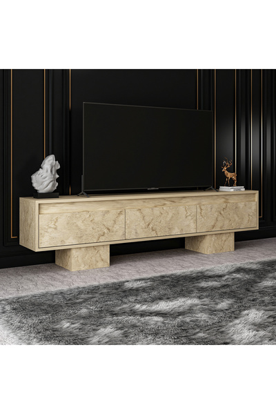 MERT SERT MOBİLYA Vetro Tv Sehpası& Tv Ünitesi 180cm
