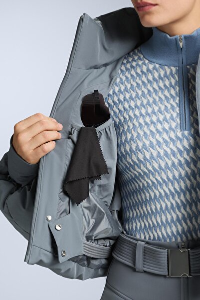 Oysho MINARDI PIUME KAYAK suya dayanıklı hafif kısa ince kuş tüyü ceket