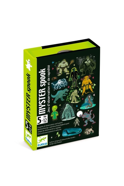 djeco Myster spook card game, for Boy, Girl age 6 - 9, 9+