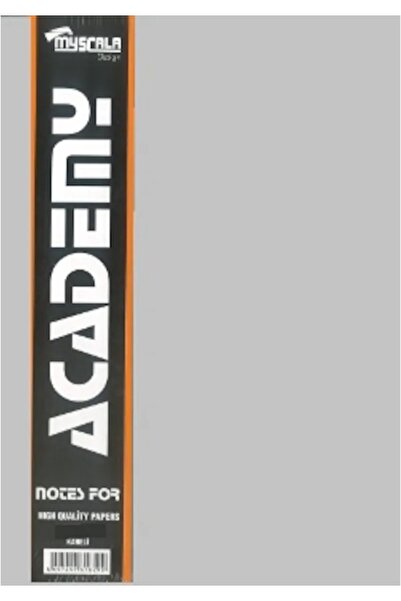 ÖZKAN Defter 240 Yaprak 20x28 ciltli Sert Kap Çizgisiz gri