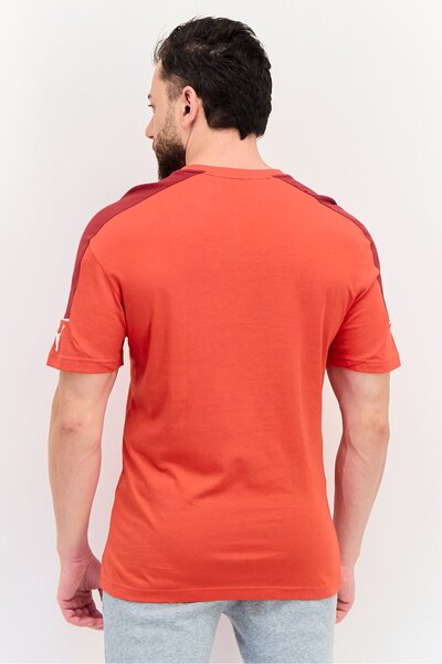 Puma Men Relaxed Fit Short Sleeve Outdoor T-shirt, Red