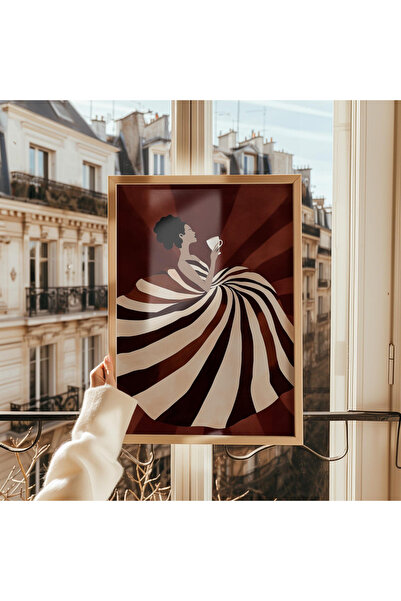 Tuba Decor Tablo dintr-o singură bucată cu rame din lemn pentru sufragerie, sufragerie, bucătărie