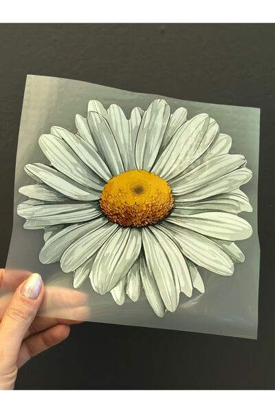 Gönülden Tasarım ARMA DE IMPRIMARE CU TRANSFER DE MARGARETE ADEZIVĂ LA FIER DE CUCIT 16X14 CM