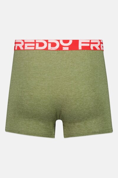 FREDDY Men Brand Logo Trunks, Olive