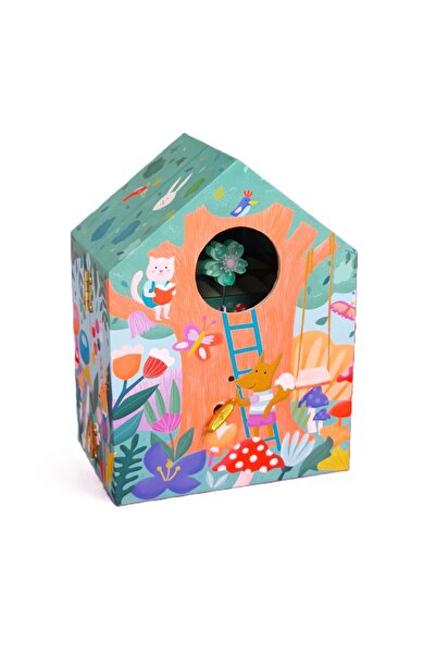 Svoora Cutie de bijuterii muzicala Casuta din copac, Svoora, super rezistent