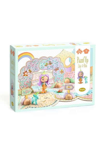 djeco Lily Tinypuzz 3D Puzzle, for Girls ages 3 - 6, 6 - 9