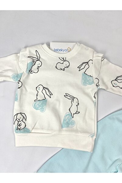 bebekyol Rabbit Printed Baby Set