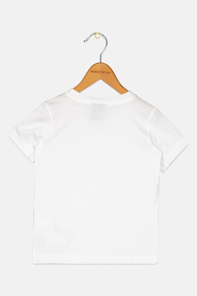 Champion Toddlers Boy Brand Logo Short Sleeve Outdoor T-Shirt, White