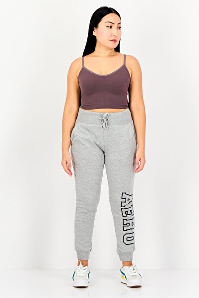 Aeropostale Women Sportswear Fit Training Sweatpants, Grey