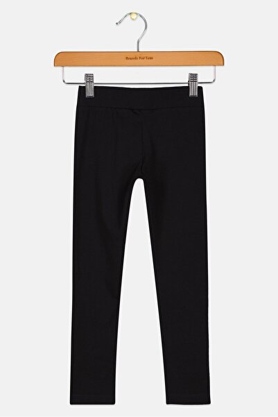 Champion Toddlers Girl Brand Logo Leggings, Black