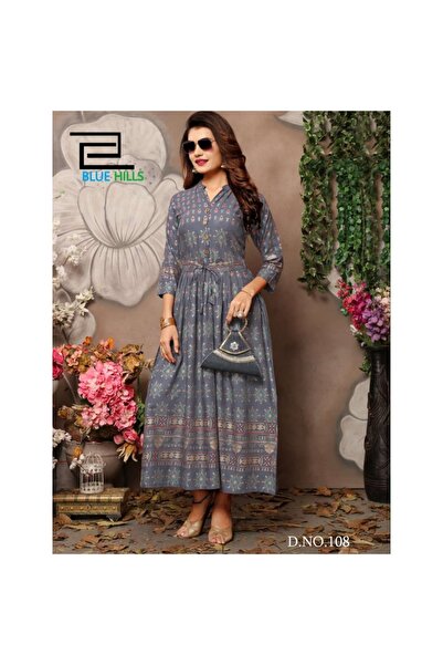 Hint Modam Hint Etnik Desen Elbise