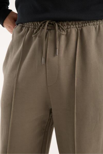 Store 100% Cotton Lace-Up Waist Loose Fit Baggy Pants