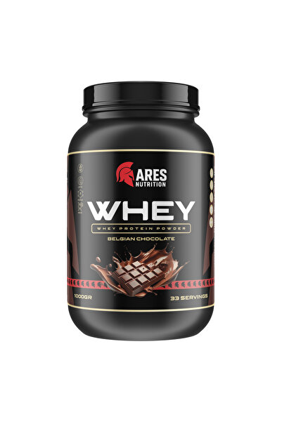 ARES NUTRITION WHEY PROTEİN 1000GR BELÇİKA ÇİKOLATASI 33 SERVİS