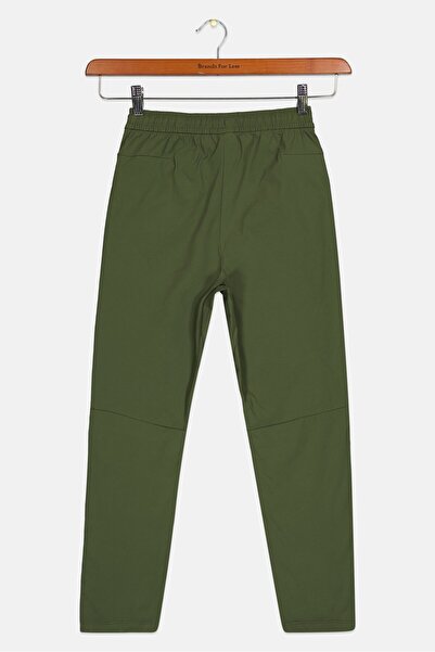 GAP Kids Boy Solid Stretchable Pants, Dark Olive